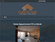 Tablet Screenshot of clesdusud.fr